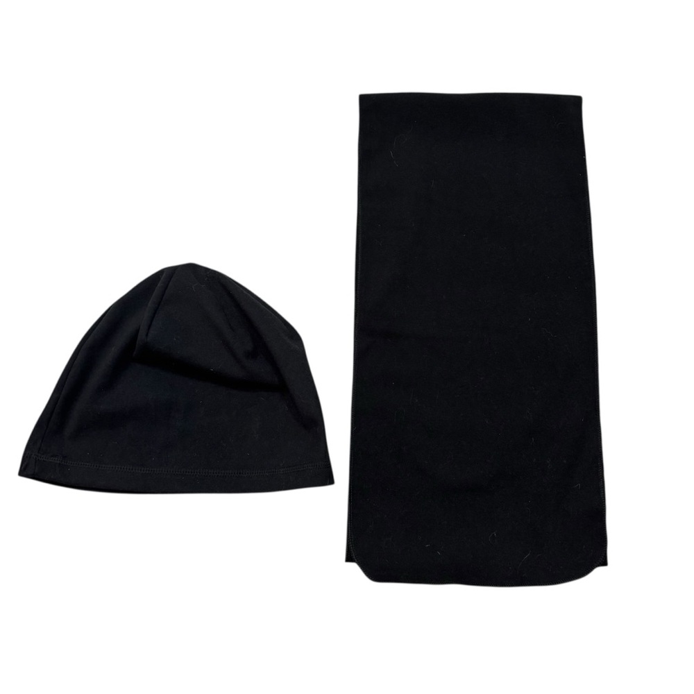 Brand new with Tags 32 Degrees Heat Black Fleece Hat and Scarf Set Unisex